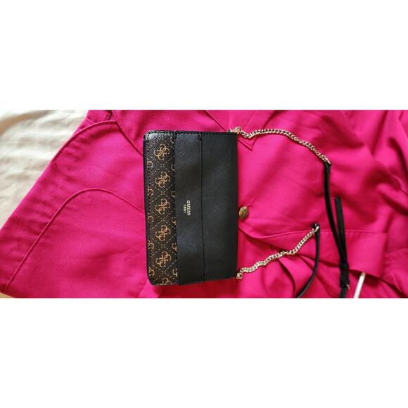 GUESS Hailey Crossbody clutch Black 1981 - Picture 5 of 7